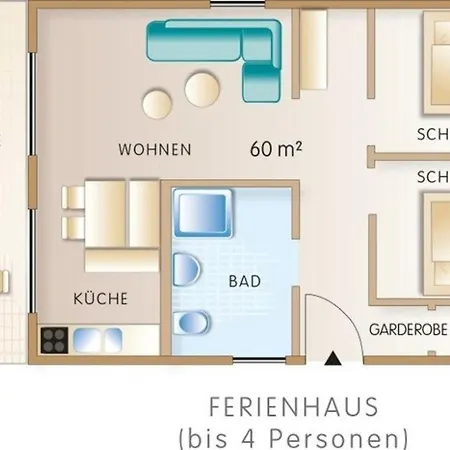 Ferienhaus Fur Bis Zu 4 Personen Zur Seeseite - #125255 Holiday home Grobern